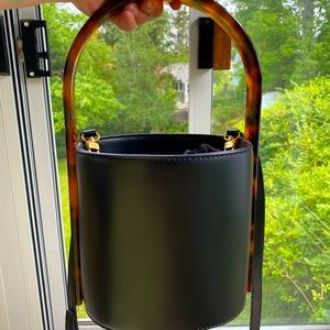 Staud Bissett Bag with Tortoise handle